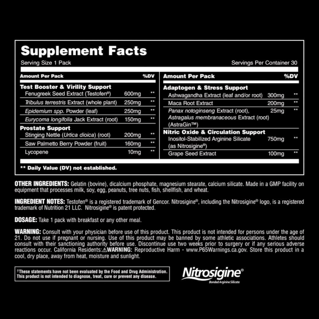 Animal TNT+-N101 Nutrition
