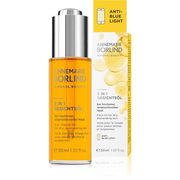 Annemarie Borlind 3 in 1 Facial Oil-1.01 fl oz (30 mL)-N101 Nutrition