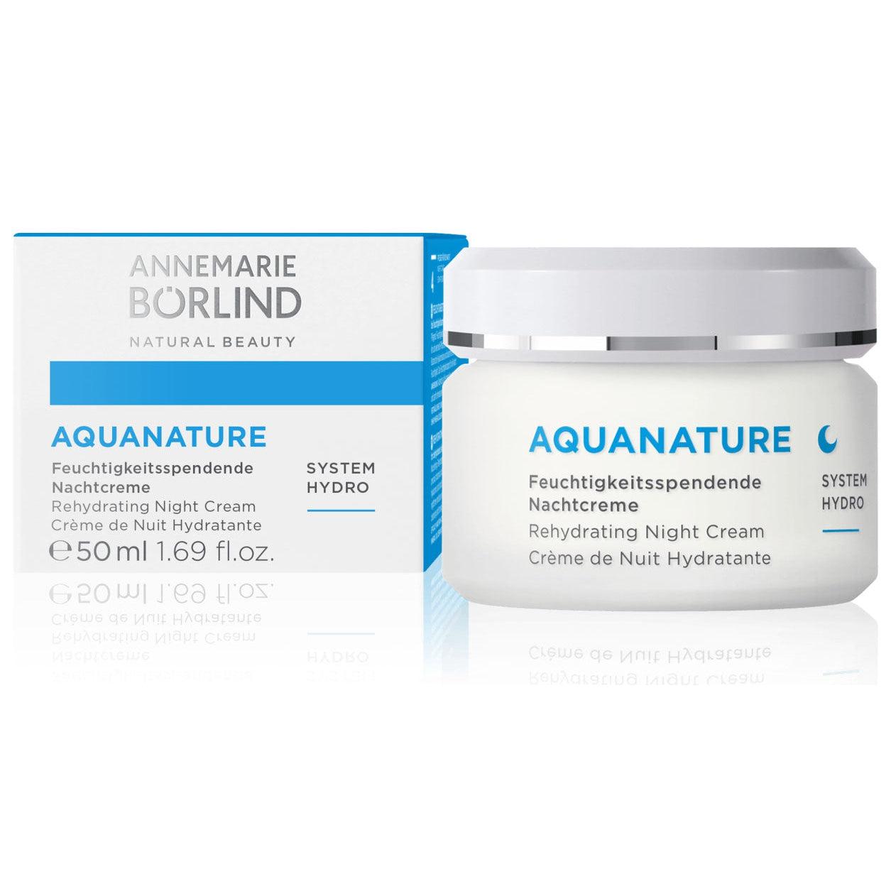 Annemarie Borlind AquaNature Rehydrating Night Cream-1.69 fl oz (50 mL)-N101 Nutrition