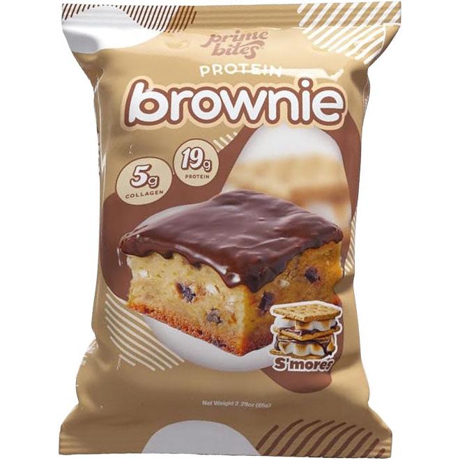 AP Prime Bites Protein Brownies-Single Brownie (65 g)-S'mores-N101 Nutrition