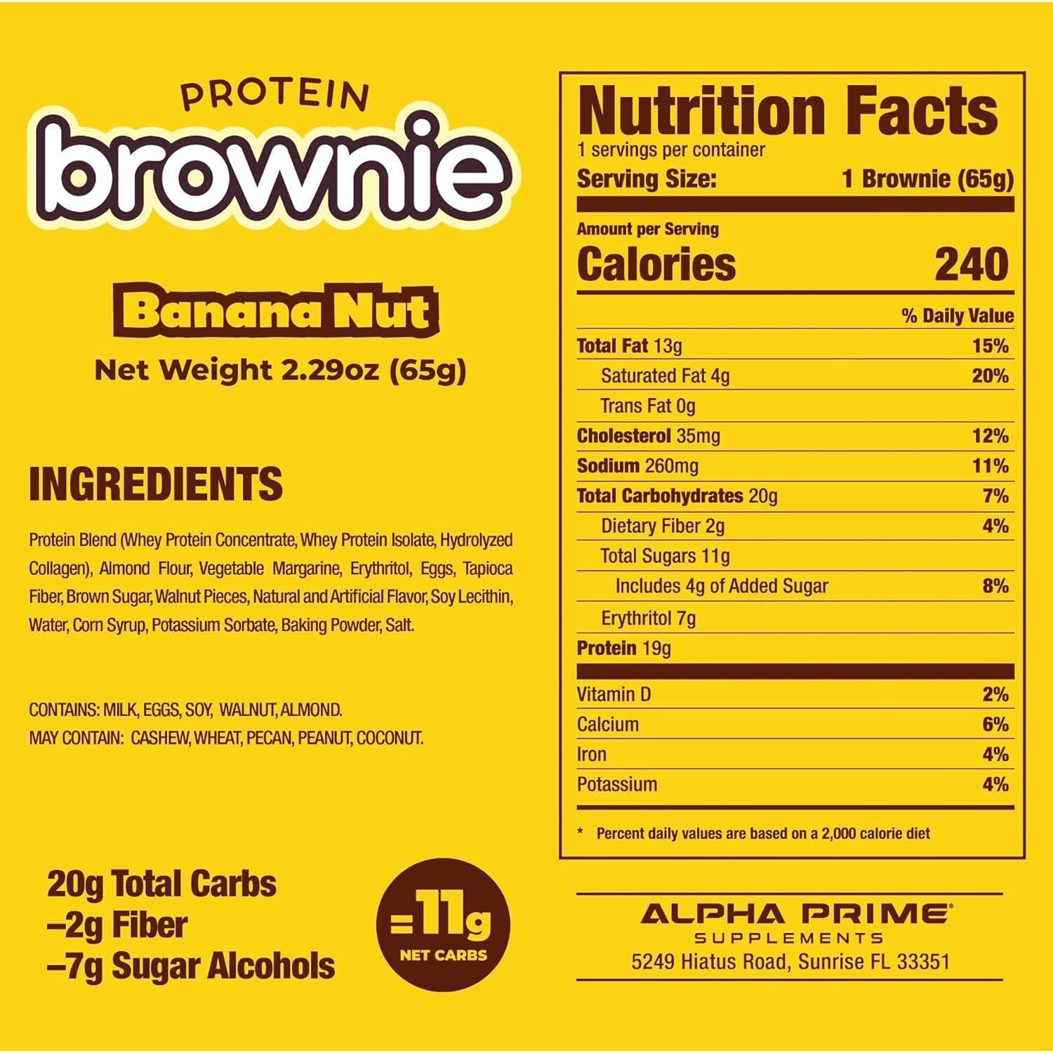 AP Primebites Protein Brownies-N101 Nutrition