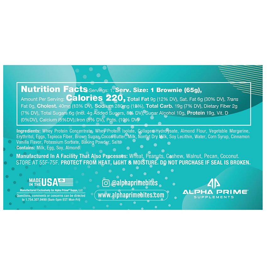 AP Primebites Protein Brownies-N101 Nutrition