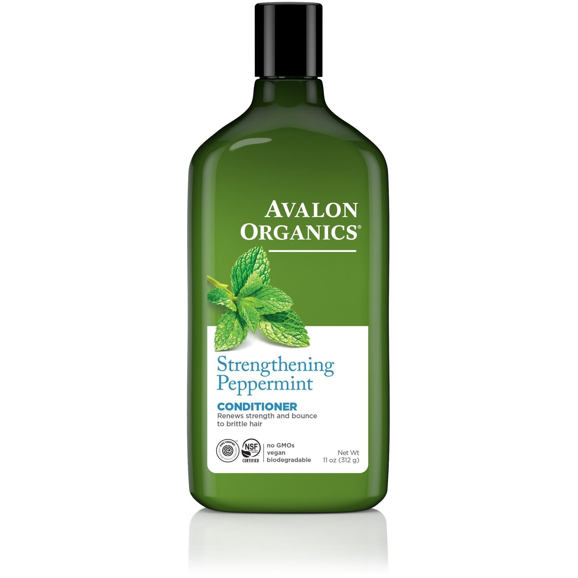 Avalon Organics Strengthening Peppermint Conditioner-11 oz (312 g)-N101 Nutrition