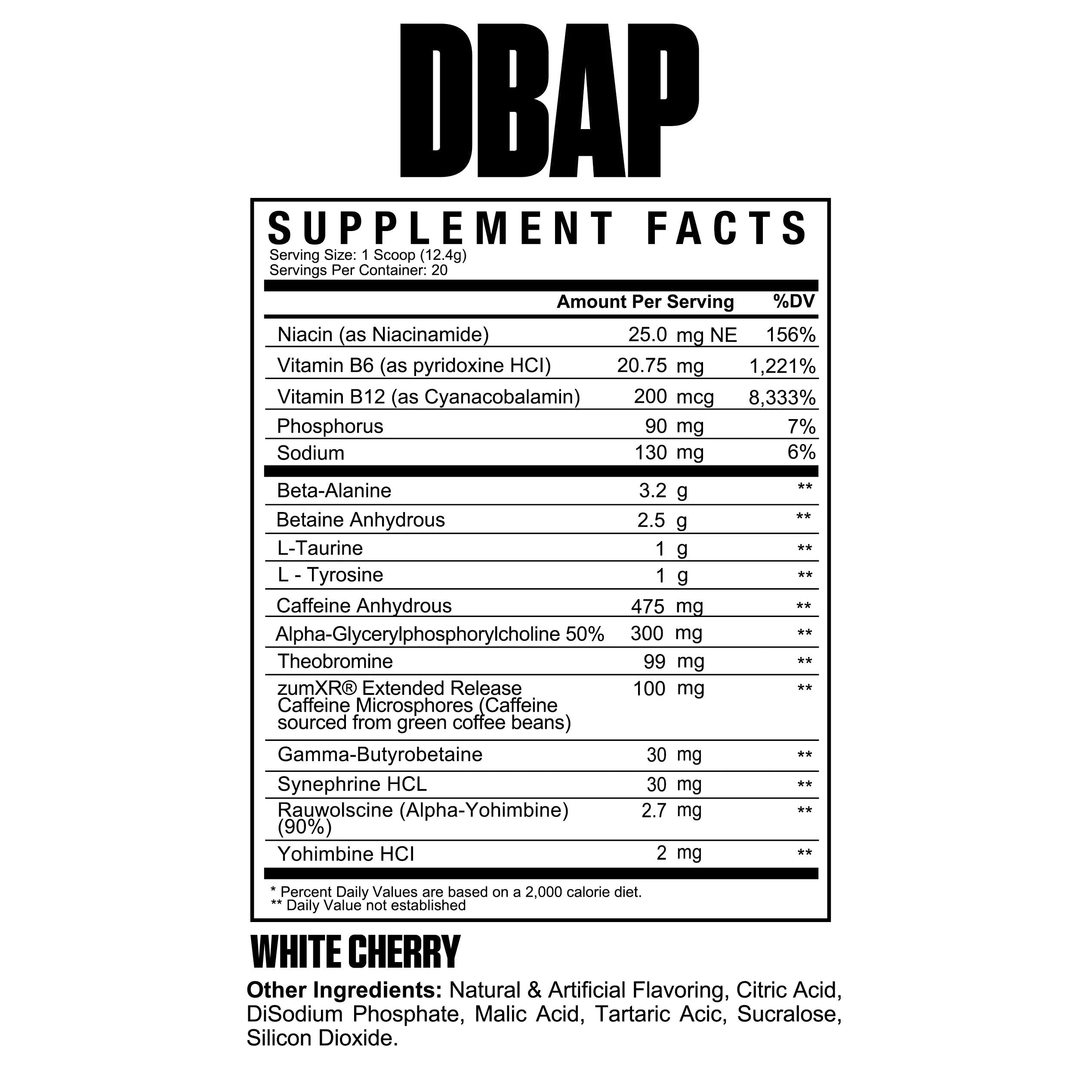 Axe & Sledge DBAP-N101 Nutrition