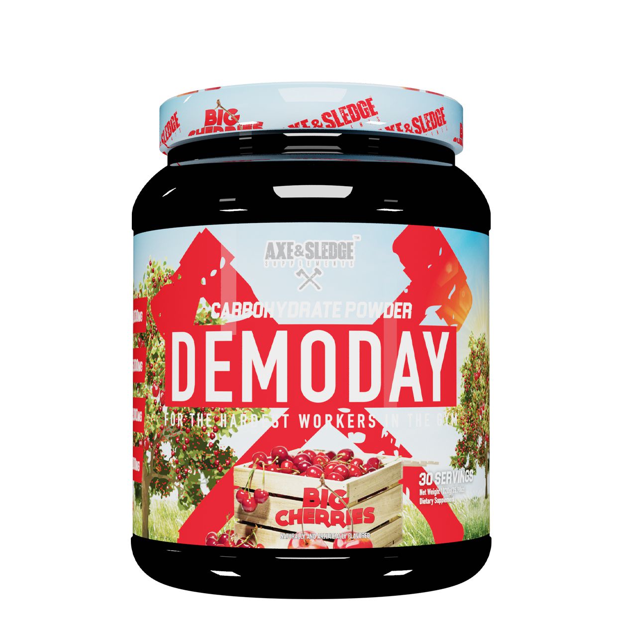 Axe & Sledge Demo Day Carbohydrate Powder-30 servings (1020 g)-Big Cherries-N101 Nutrition