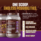Axe & Sledge FARM FED 100% Whey Protein Isolate-N101 Nutrition