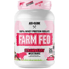 Axe & Sledge FARM FED 100% Whey Protein Isolate-28 servings-Strawberry Milkshake-N101 Nutrition
