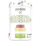 Axe & Sledge Greens+-30 servings-Apple Banana-N101 Nutrition