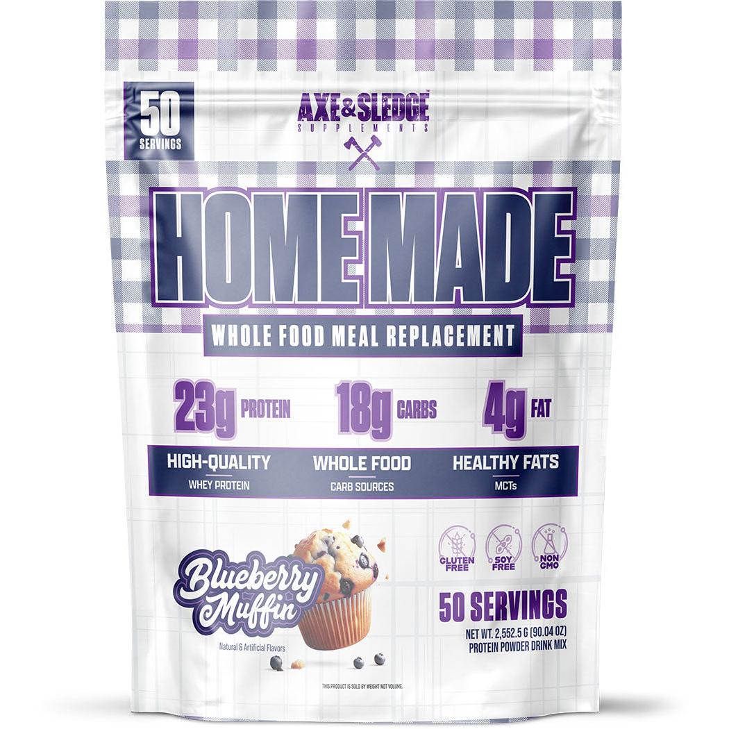 Axe & Sledge HOME MADE Whole Foods Meal Replacement-50 servings-Blueberry Muffin-N101 Nutrition