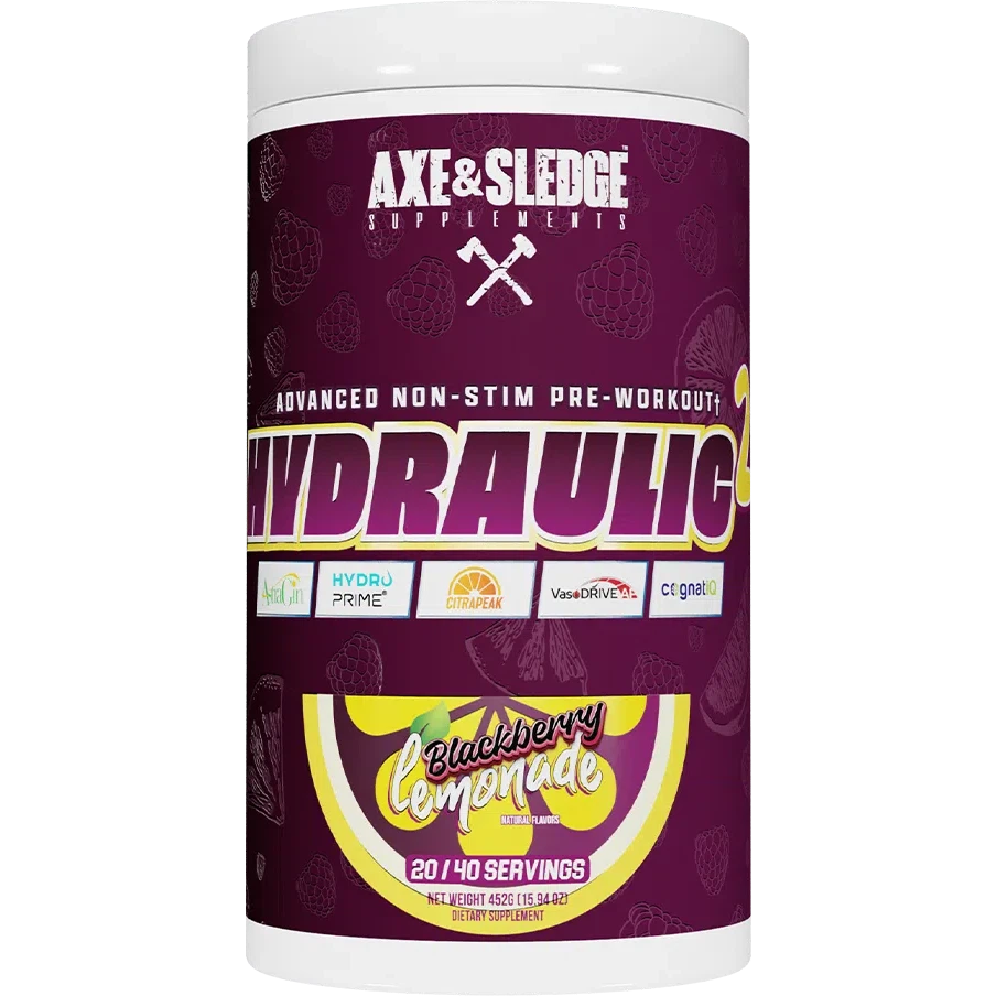 Axe & Sledge Hydraulic V2-40 servings-Blackberry Lemonade-N101 Nutrition