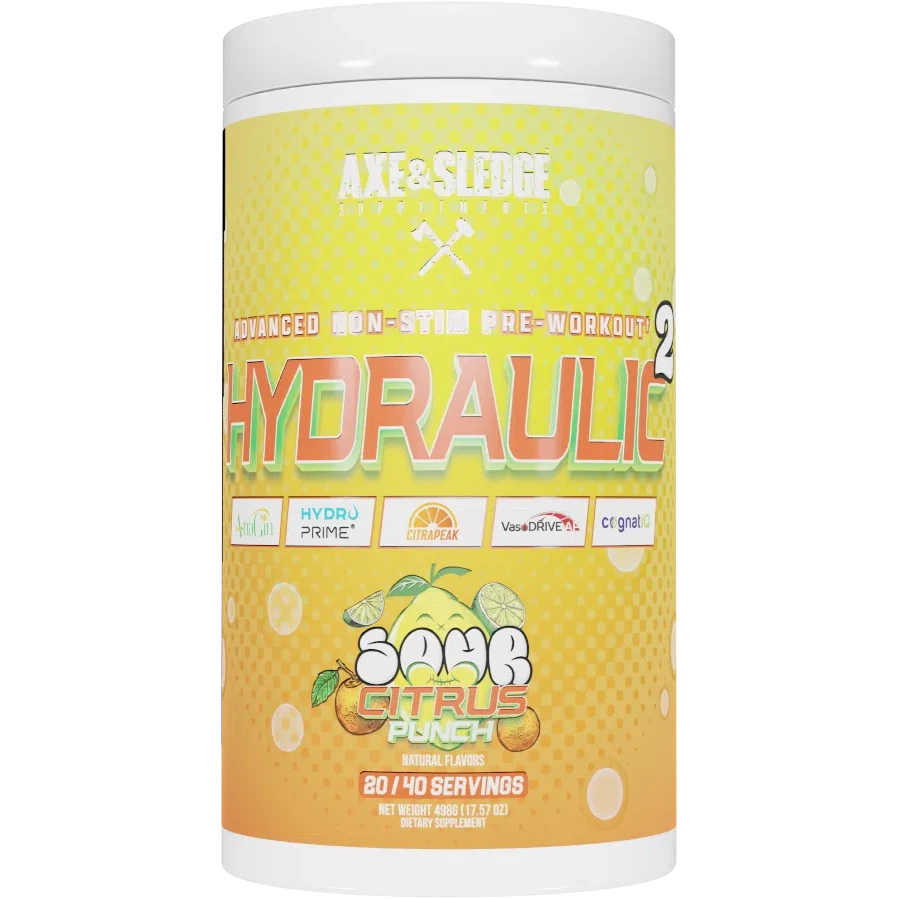 Axe & Sledge Hydraulic V2-40 servings-Sour Citrus Punch-N101 Nutrition