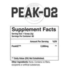 Axe & Sledge Peak-O2-60 servings-N101 Nutrition