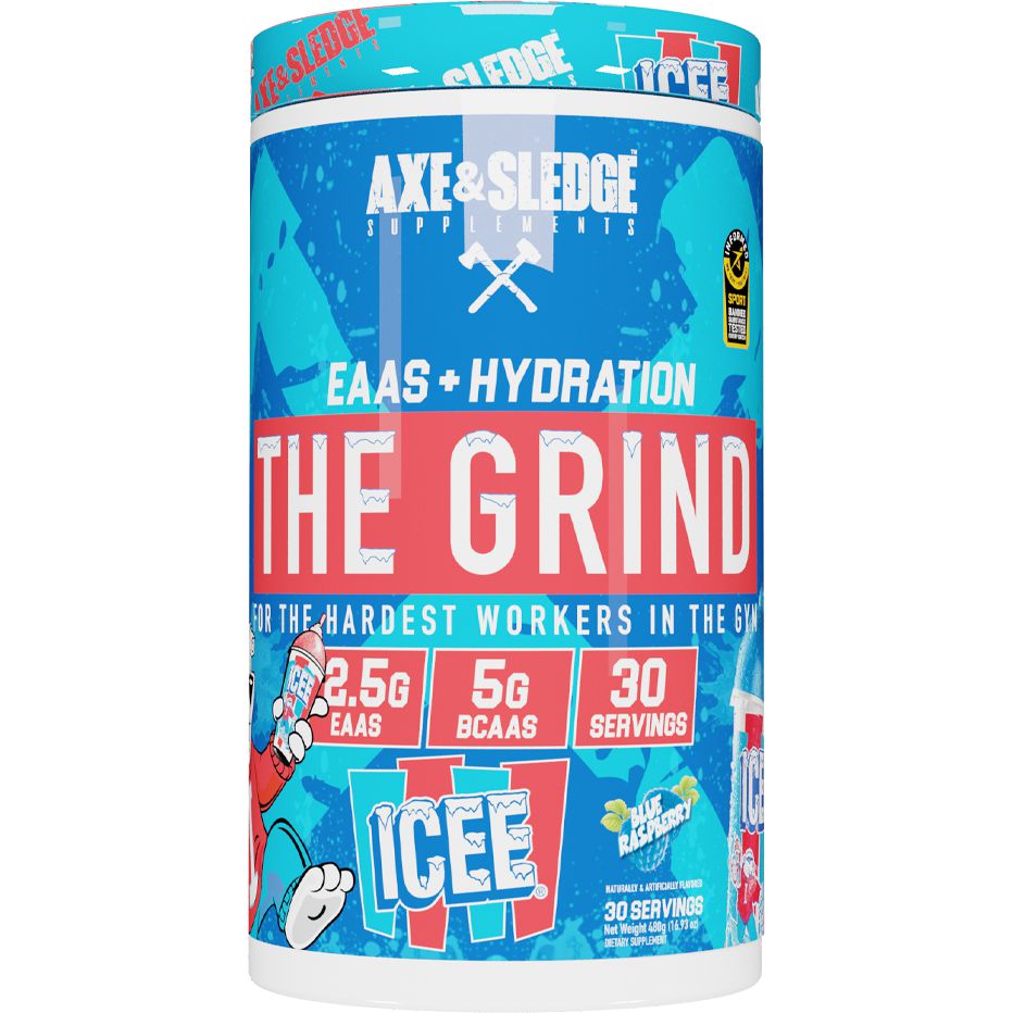 Axe & Sledge The Grind-30 servings-ICEE® Blue Raspberry-N101 Nutrition