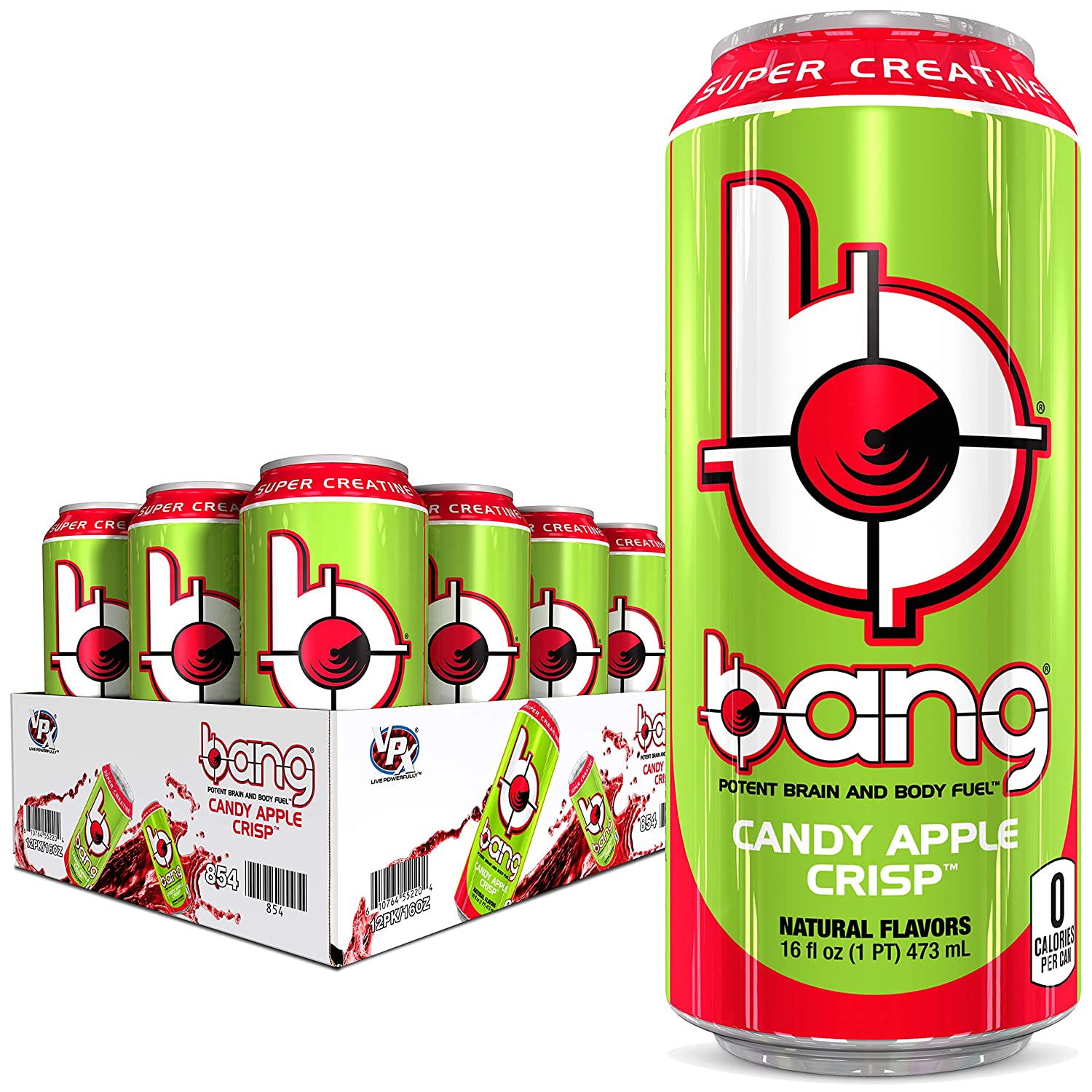 Bang Energy Drink-Case (12 cans)-Candy Apple Crisp-N101 Nutrition