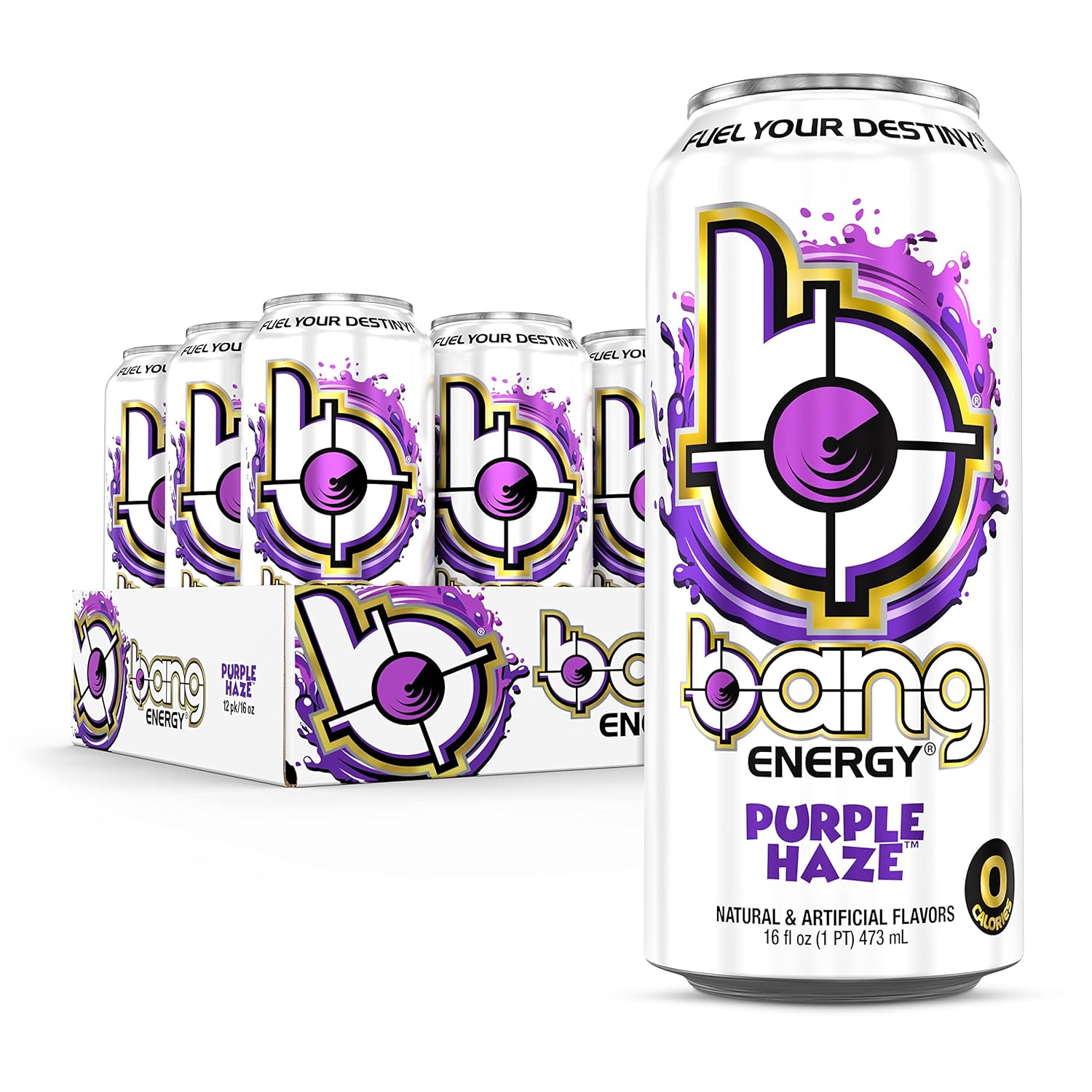 Bang Energy Drink-Case (12 cans)-Purple Haze-N101 Nutrition