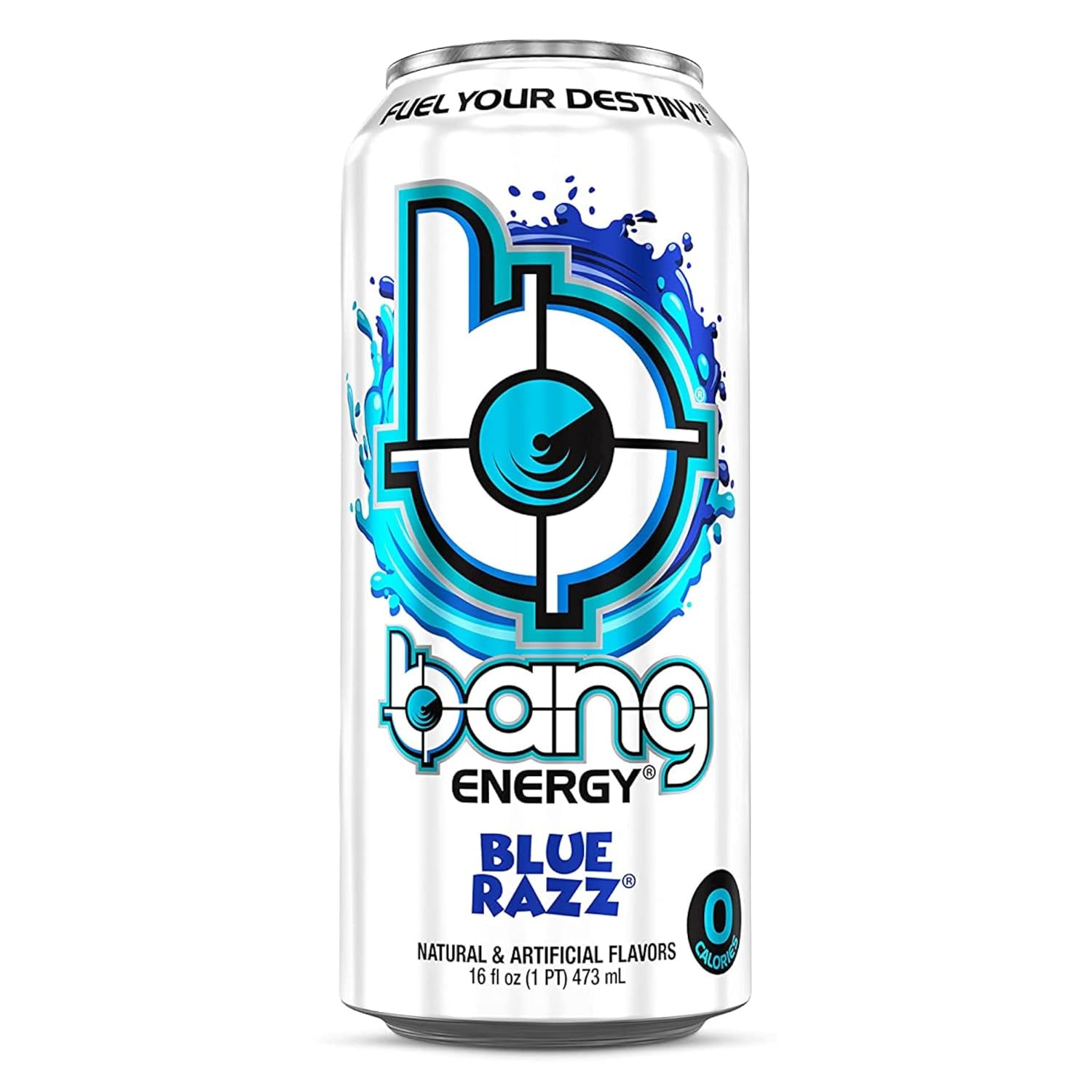 Bang Energy Drink-Single (16 fl oz / 473 mL)-Blue Razz-N101 Nutrition