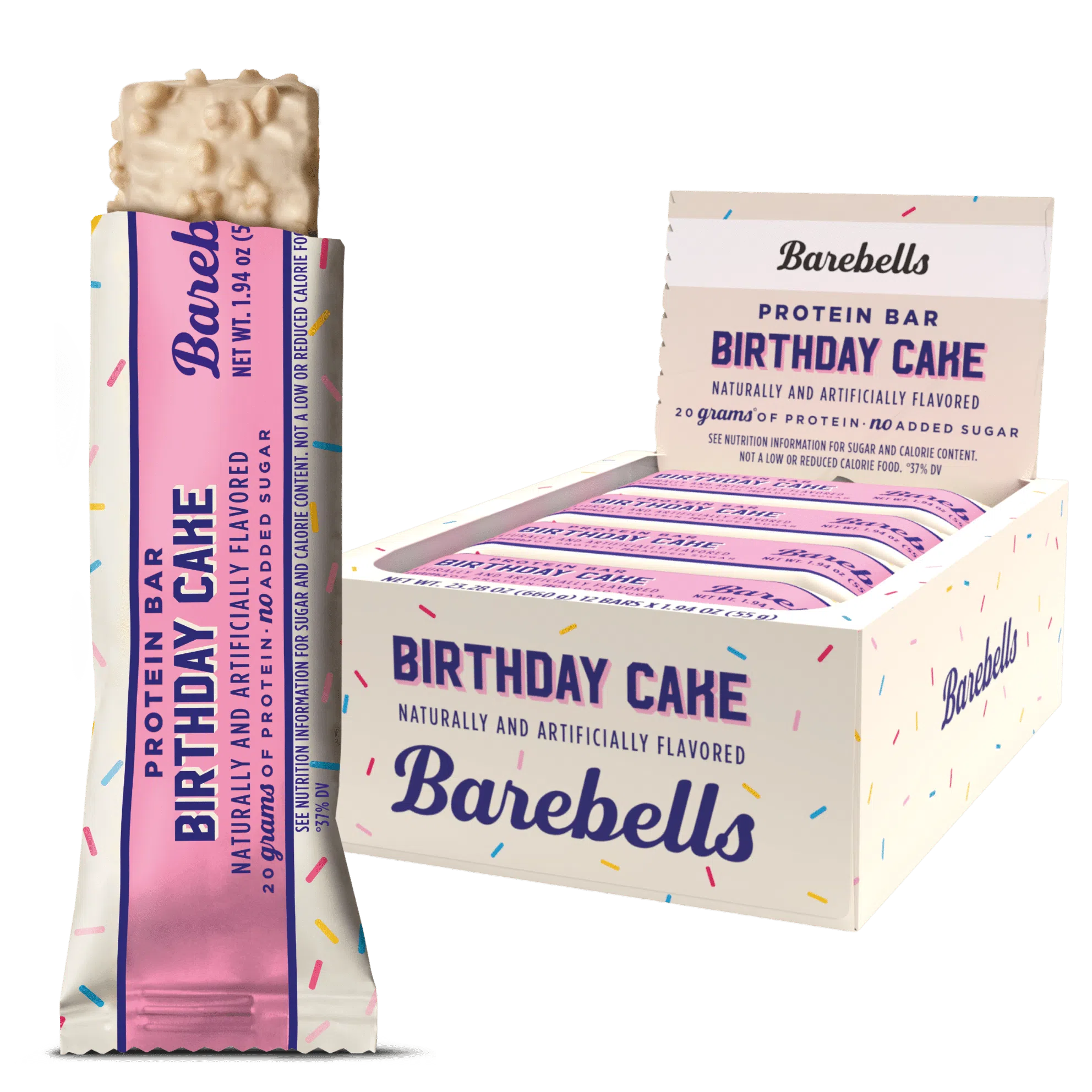 Barebells Protein Bars-Box (12 bars)-Birthday Cake-N101 Nutrition