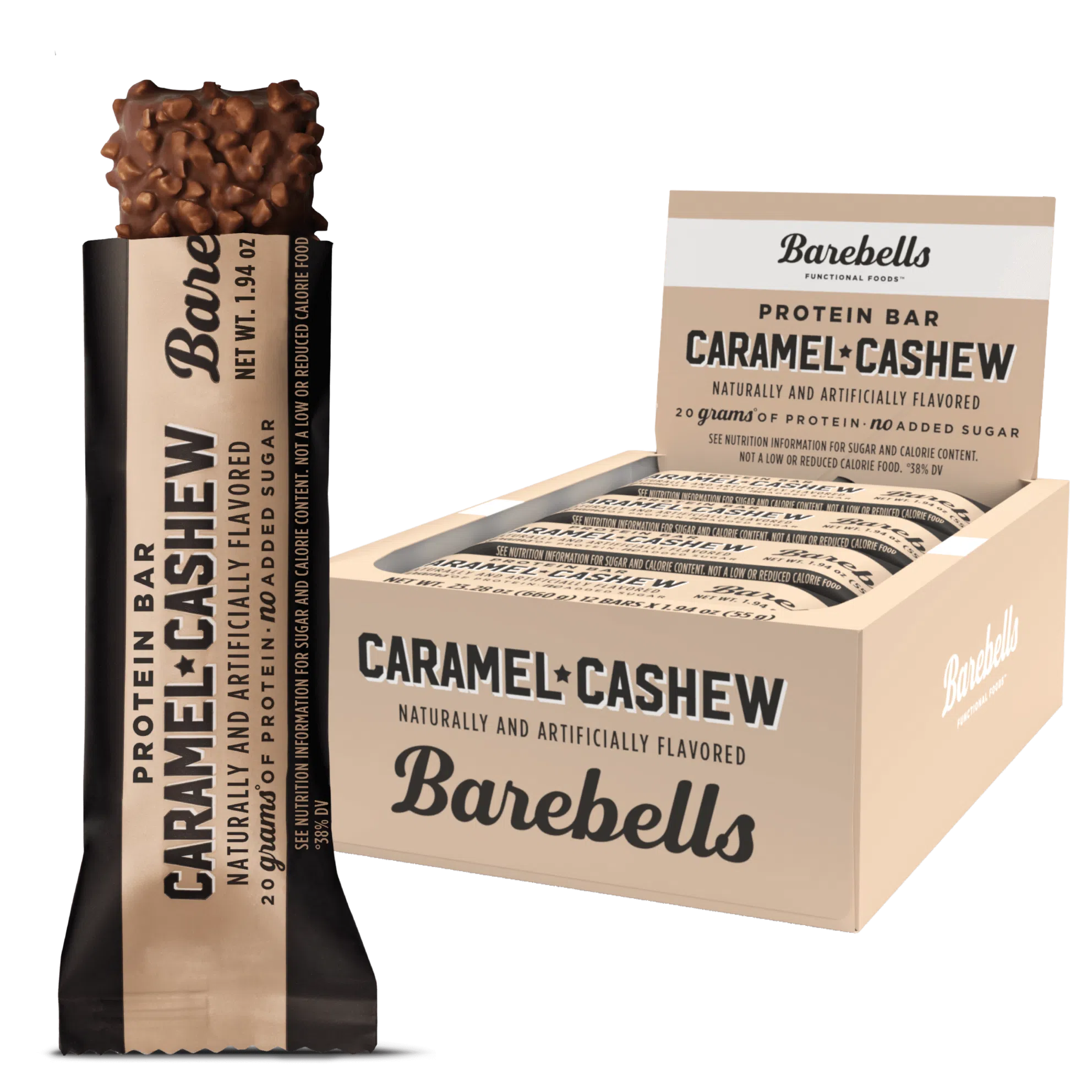 Barebells Protein Bars-Box (12 bars)-Caramel Cashew-N101 Nutrition