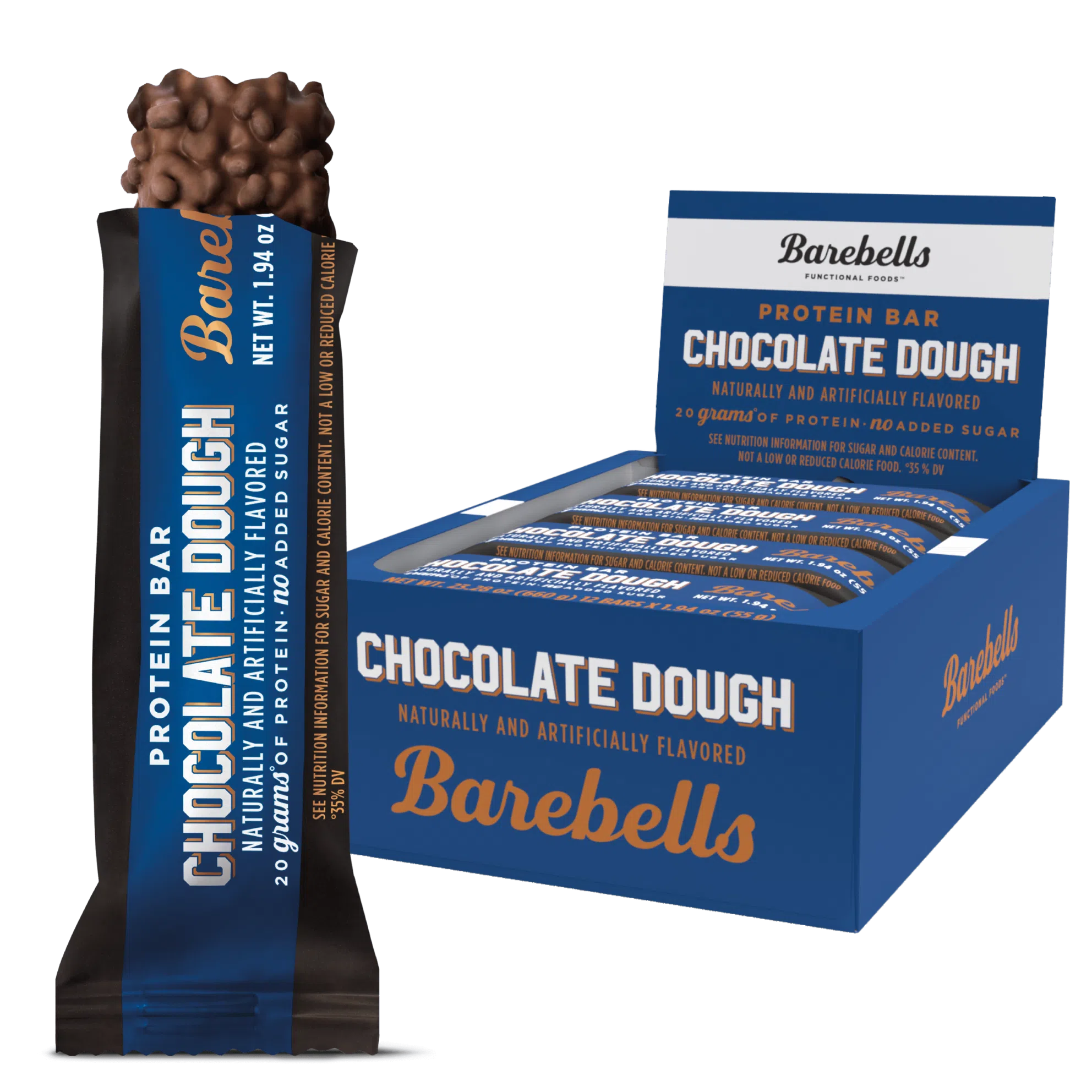 Barebells Protein Bars-Box (12 bars)-Chocolate Dough-N101 Nutrition