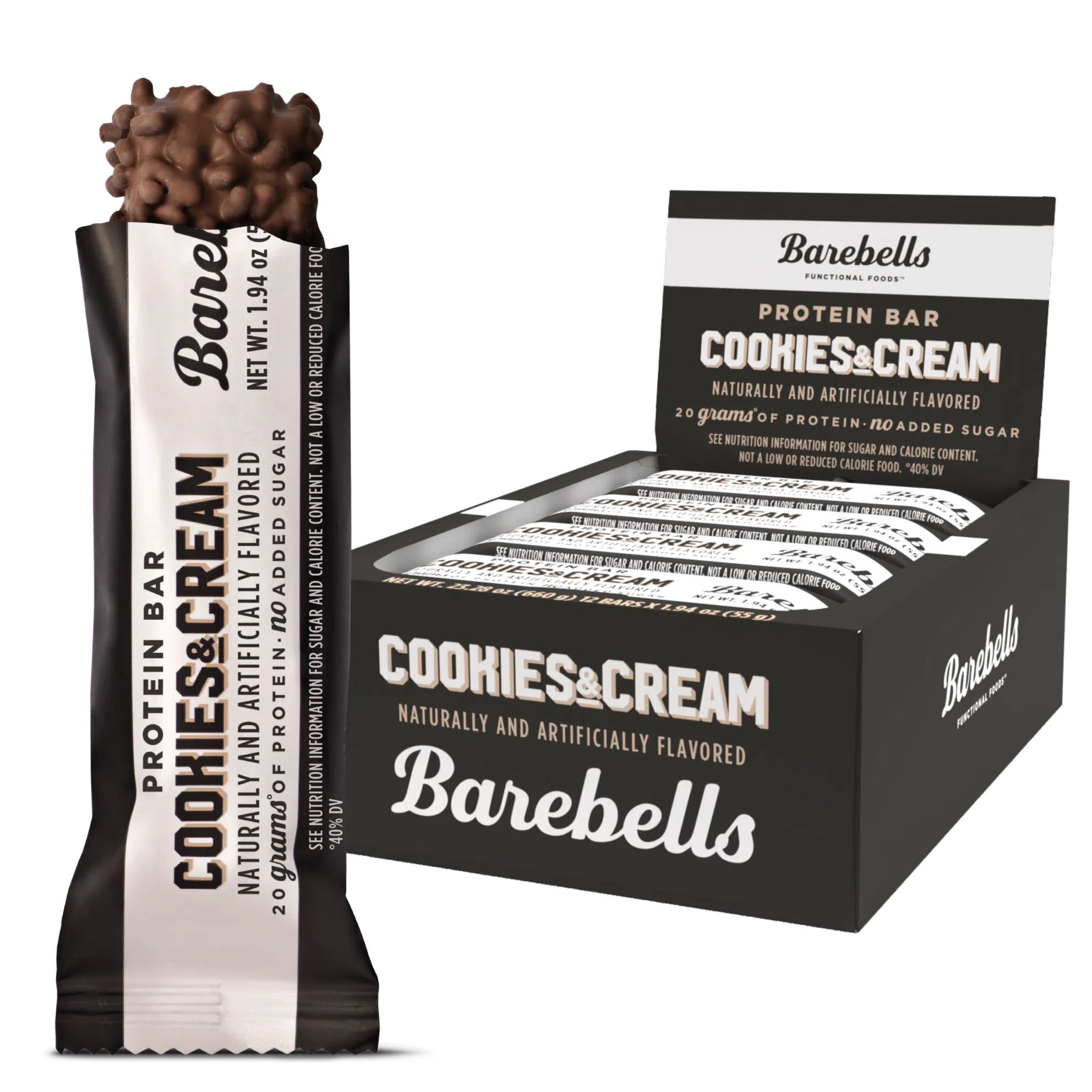 Barebells Protein Bars-Box (12 bars)-Cookies & Cream-N101 Nutrition