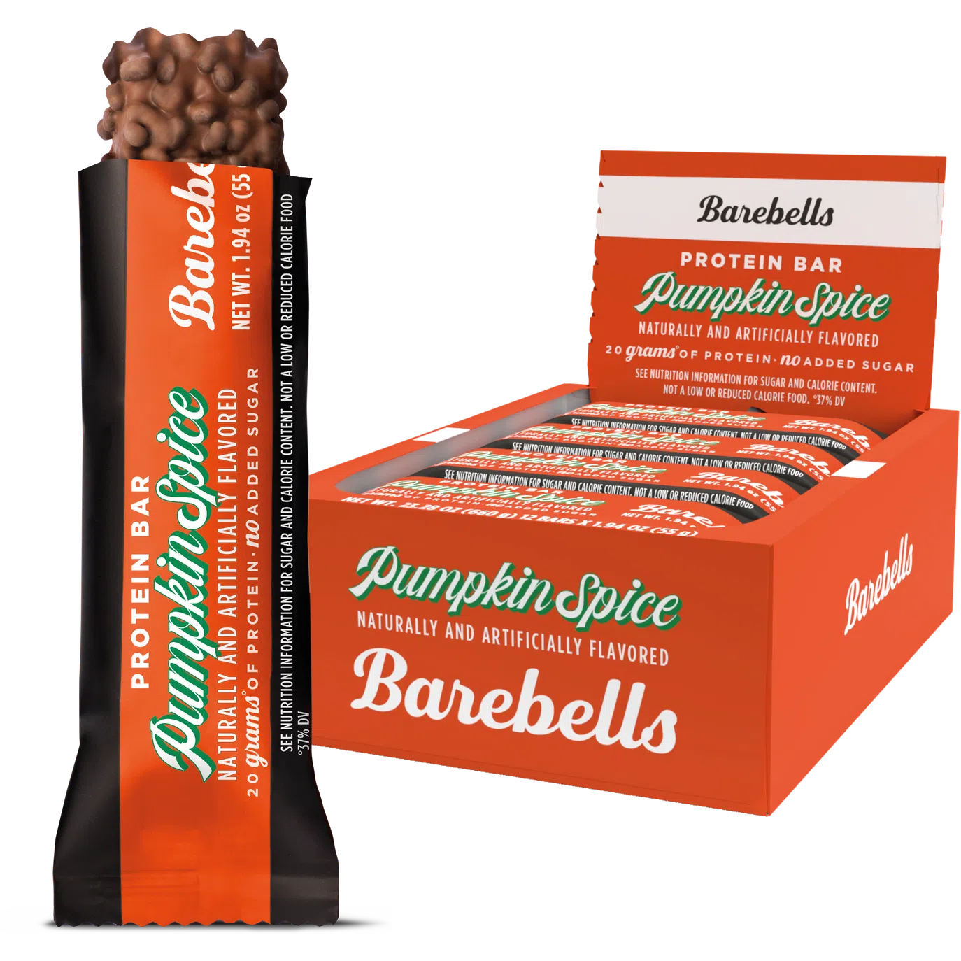 Barebells Protein Bars-Box (12 bars)-Pumpkin Spice-N101 Nutrition