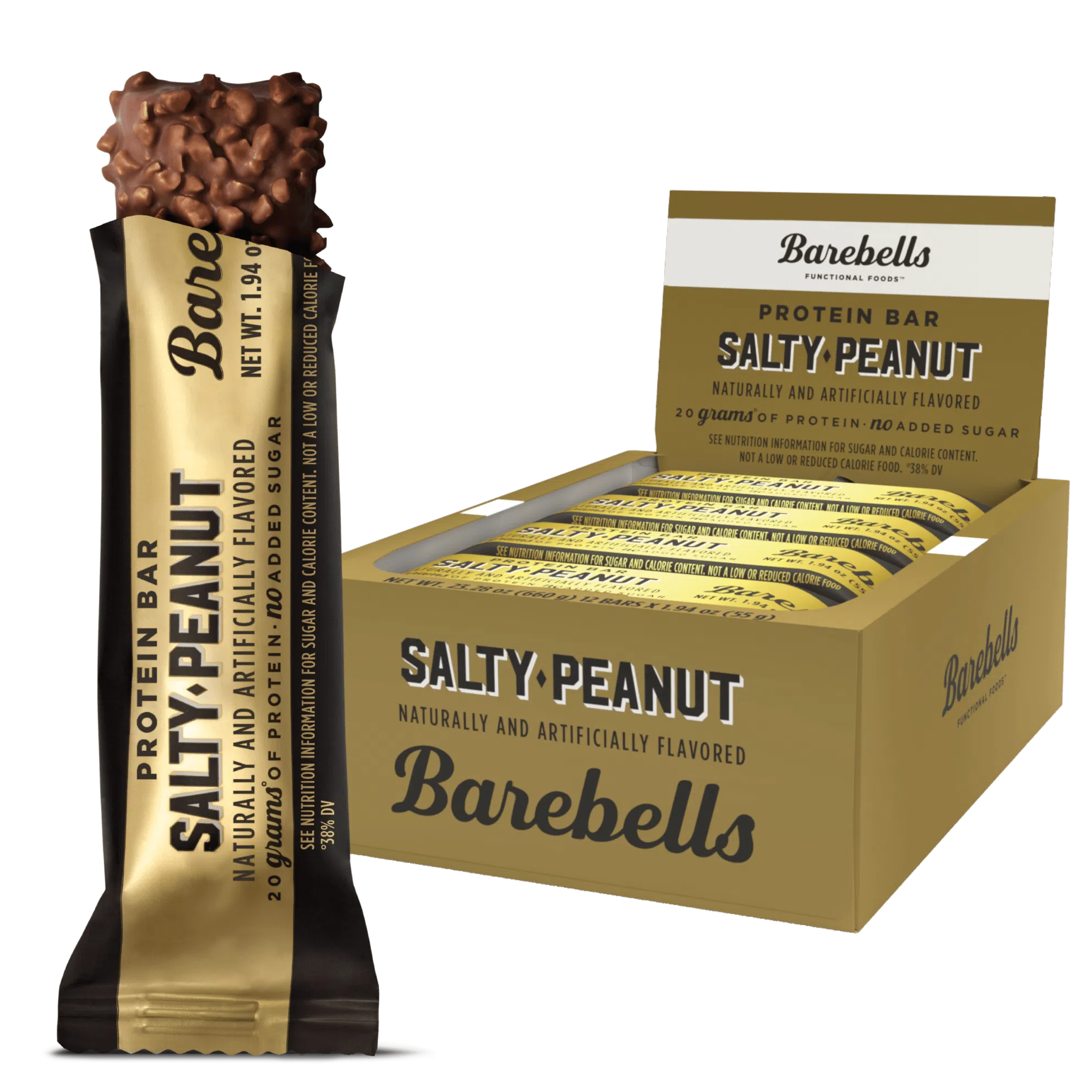 Barebells Protein Bars-Box (12 bars)-Salty Peanut-N101 Nutrition