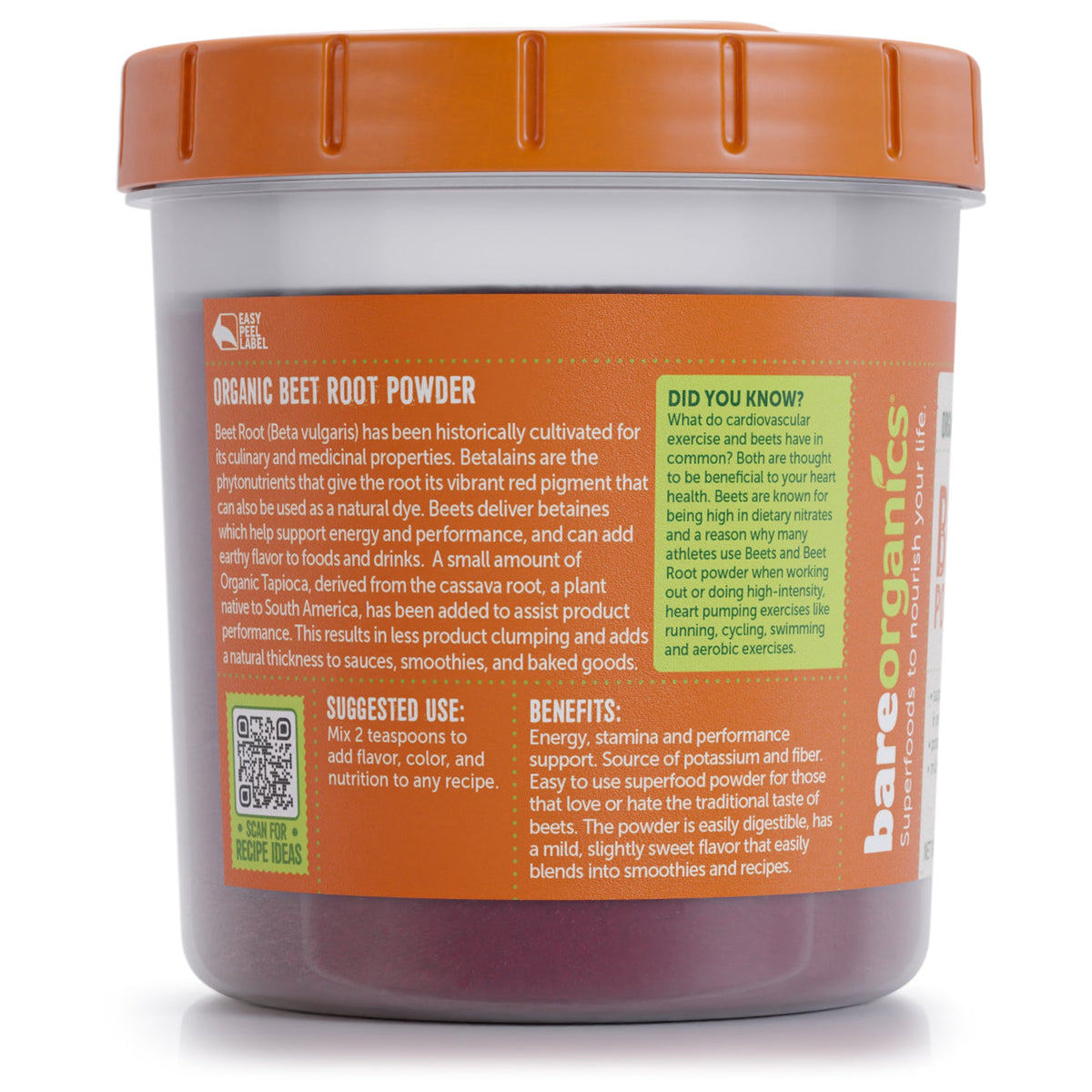 BareOrganics Beet Root Powder – N101 Nutrition
