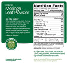 BareOrganics Moringa Leaf Powder-N101 Nutrition