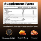 BetterAlt Himalayan Shilajit Honey Sticks-N101 Nutrition