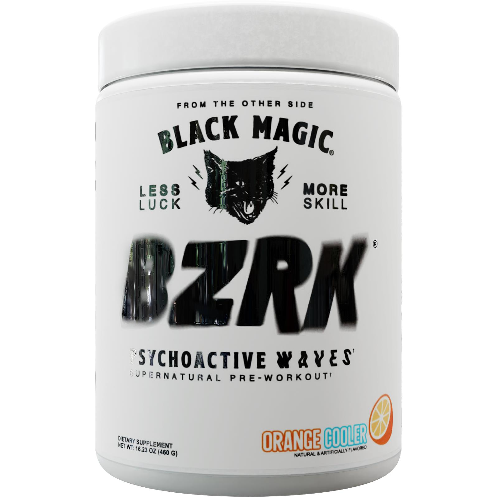 Black Magic BZRK-25 servings-Orange Cooler-N101 Nutrition