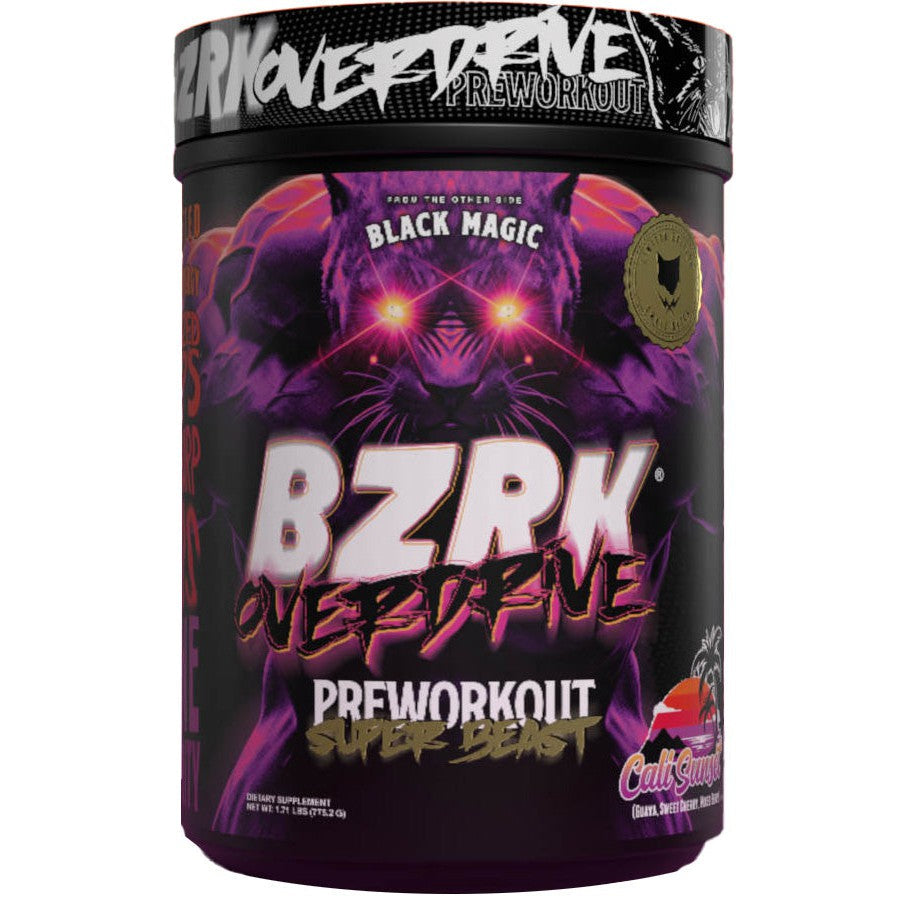 Black Magic BZRK Overdrive-40 servings-Cali Sunset-N101 Nutrition