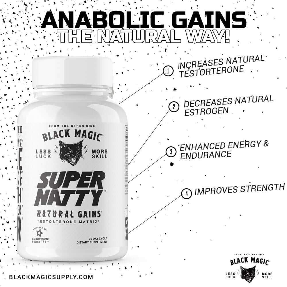 Black Magic Super Natty-120 capsules-N101 Nutrition