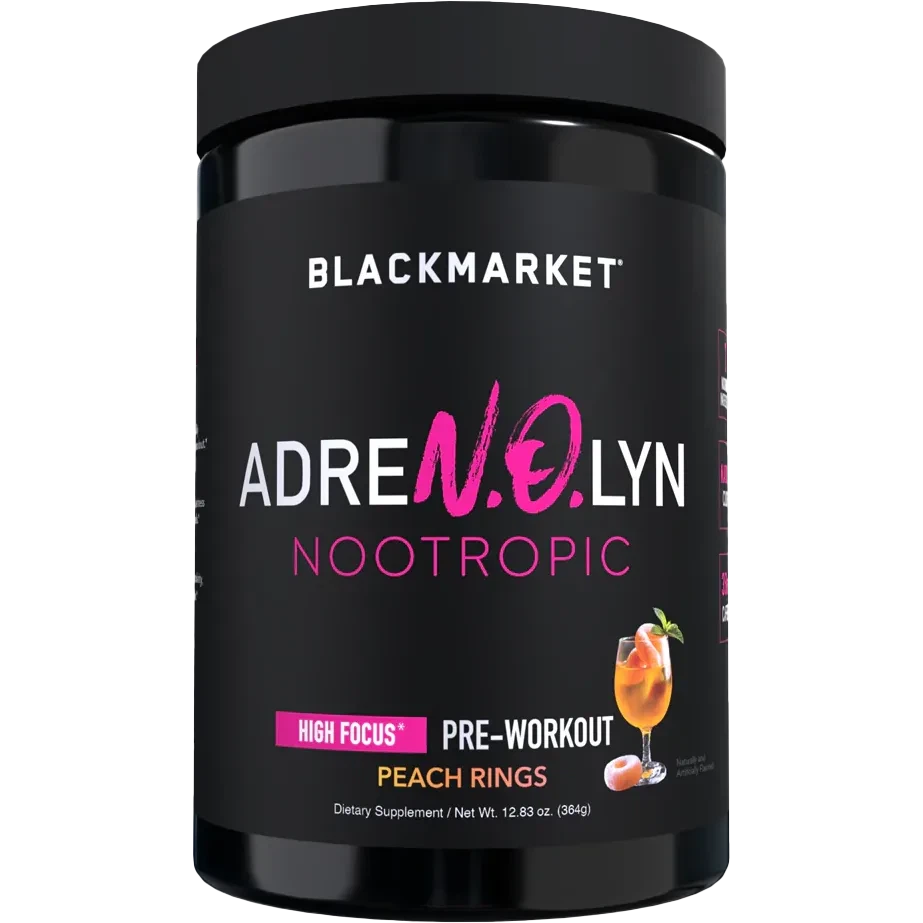 Blackmarket AdreN.O.lyn Nootropic-25 servings-Peach Ring-N101 Nutrition