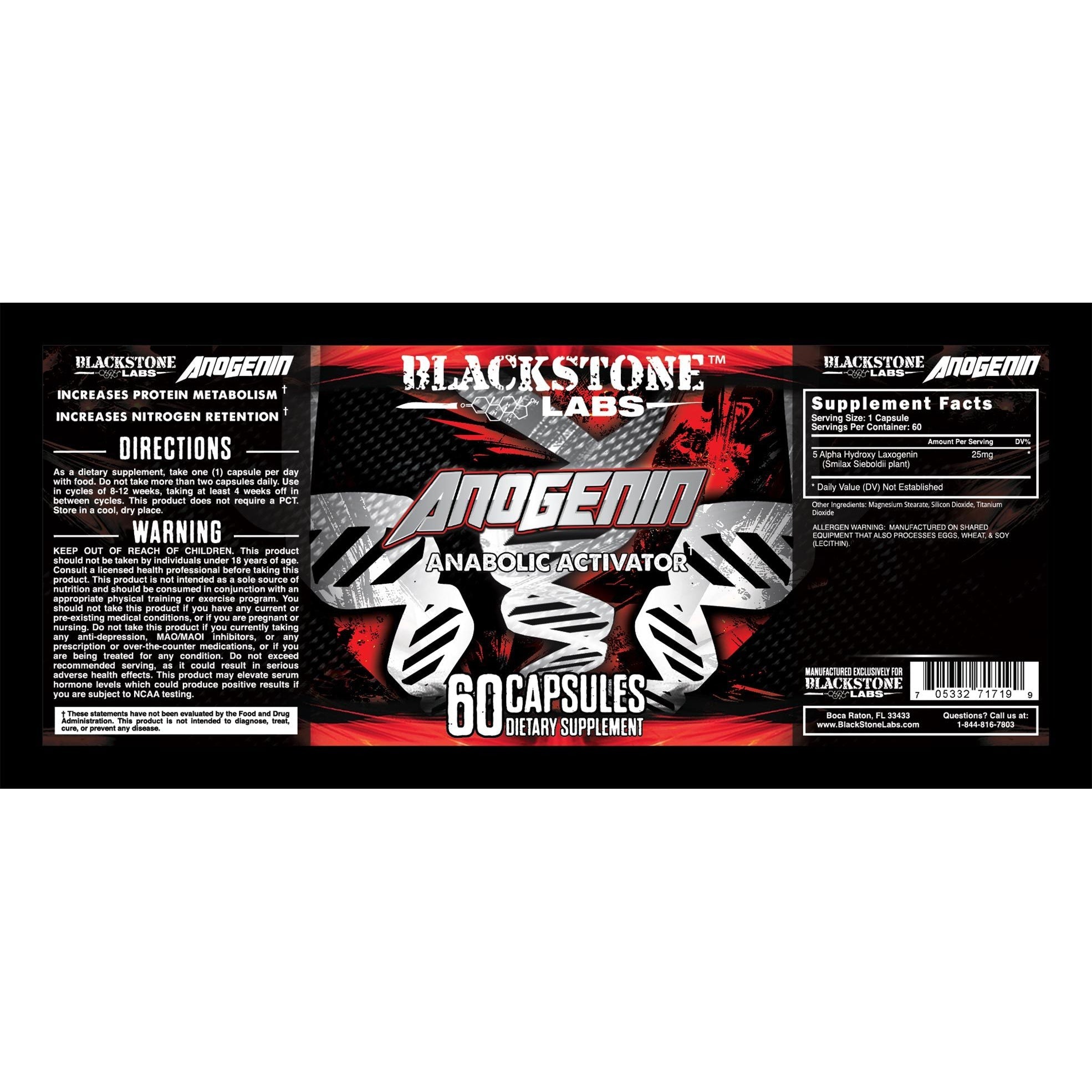 Blackstone Labs Anogenin-60 capsules-N101 Nutrition