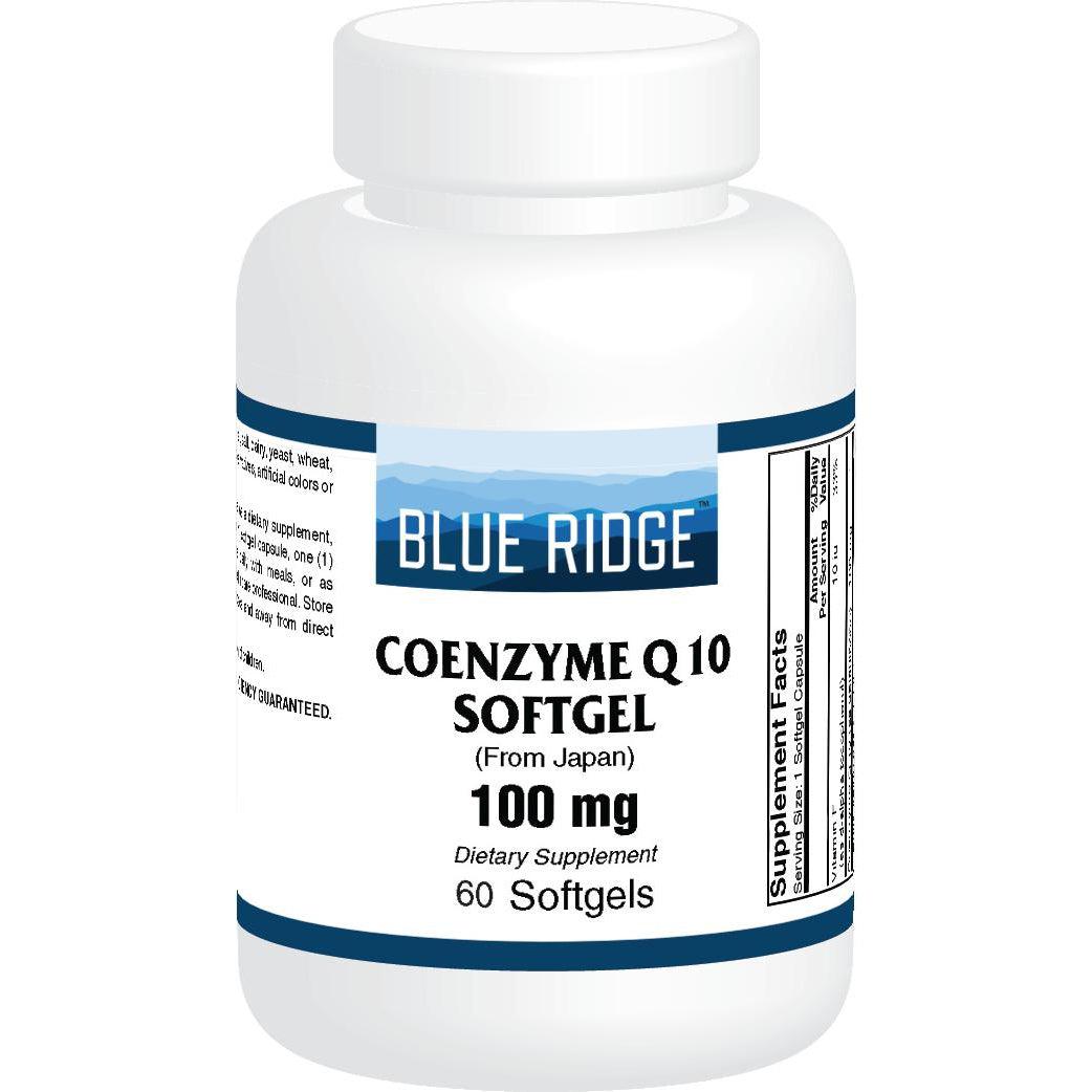 Blue Ridge Coenzyme Q10 100 mg-60 softgels-N101 Nutrition