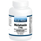 Blue Ridge Melatonin 3 mg-60 tablets-N101 Nutrition