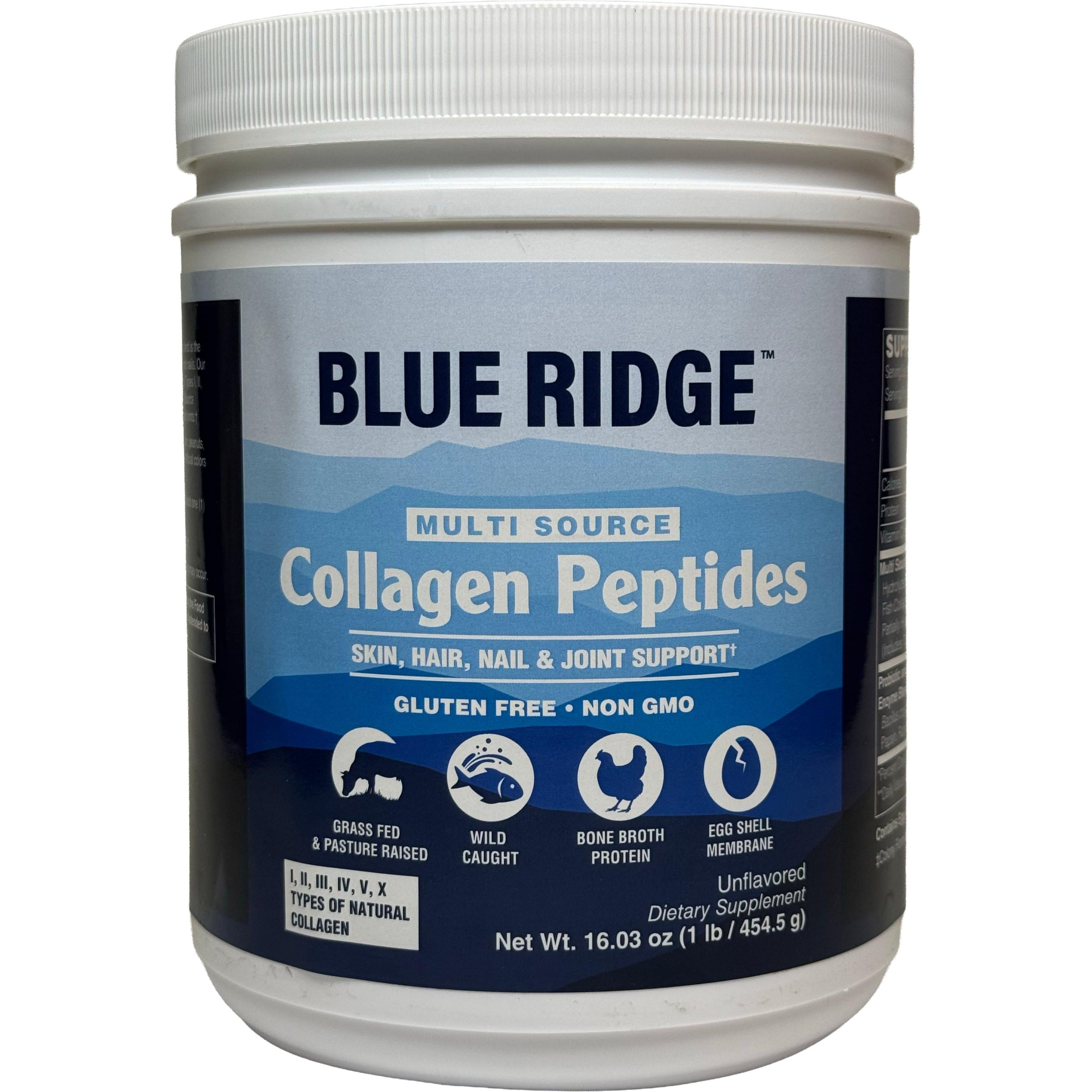 Blue Ridge Multi Source Collagen Peptides-44 servings (454.5 g)-N101 Nutrition