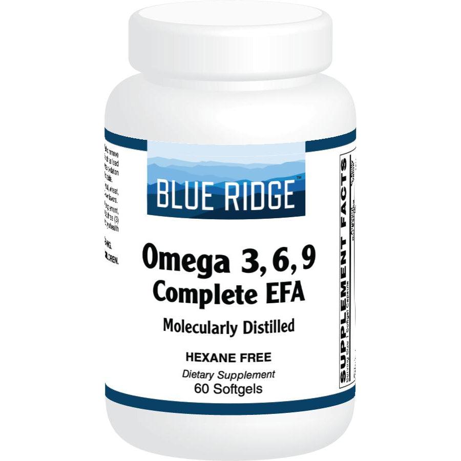 Blue Ridge Omega 3, 6, 9 Complete EFA-60 softgels-N101 Nutrition