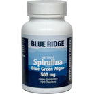 Blue Ridge Spirulina Blue Green Algae 500 mg-100 tablets-N101 Nutrition