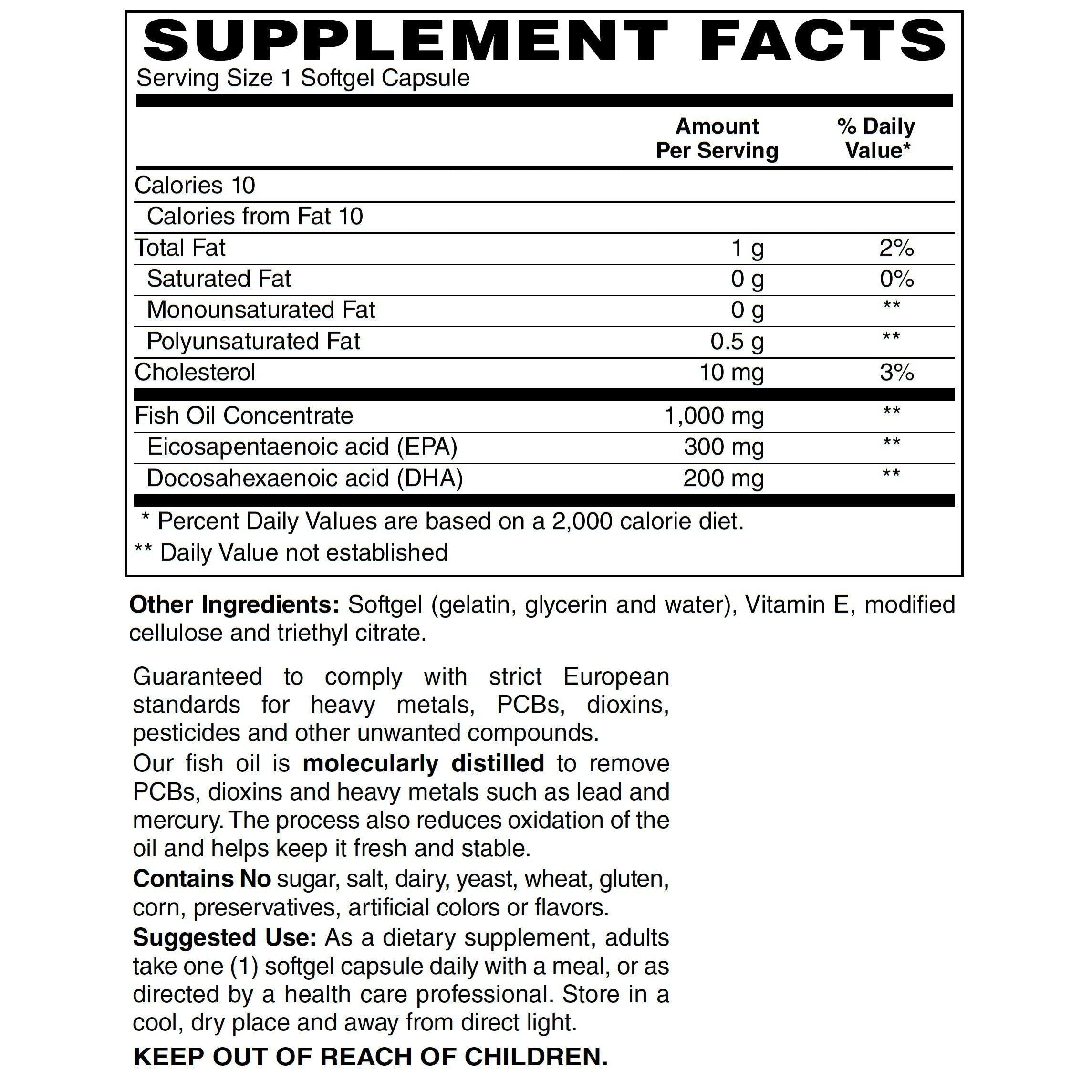 Blue Ridge Super Omega-3 (Enteric-Coated)-120 softgels-N101 Nutrition