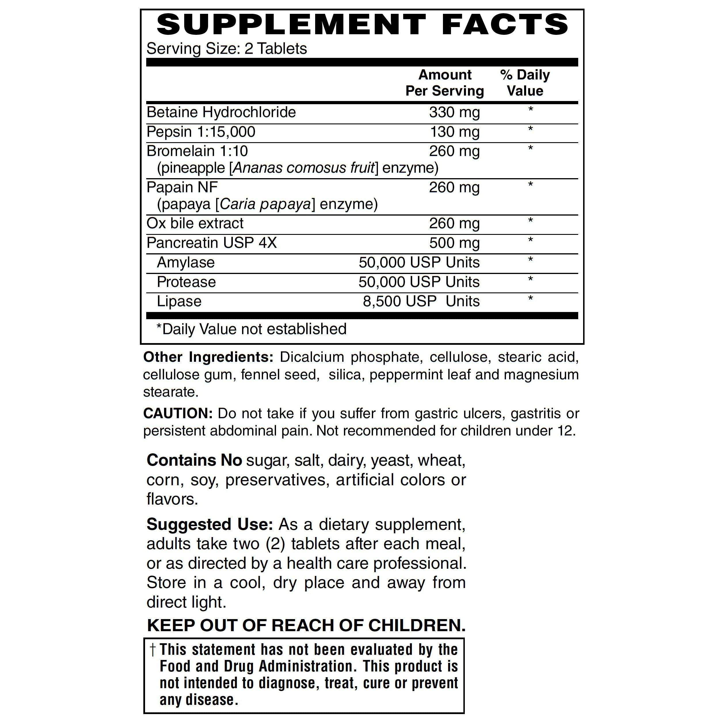 Blue Ridge Superzymes-N101 Nutrition