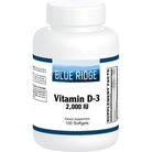 Blue Ridge Vitamin D-3 2,000 IU-100 softgels-N101 Nutrition