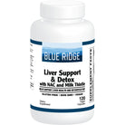 Blue Ridge Vitamins Liver Support & Detox with NAC & Milk Thistle-120 vegan capsules-N101 Nutrition