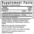 Bluebonnet CoQ10 - 60 mg-60 vegetarian softgels-N101 Nutrition