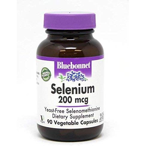 Bluebonnet Selenium 200 mcg-90 vegetable capsules-N101 Nutrition