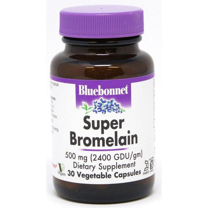 Bluebonnet Super Bromelain-30 vegetable capsules-N101 Nutrition