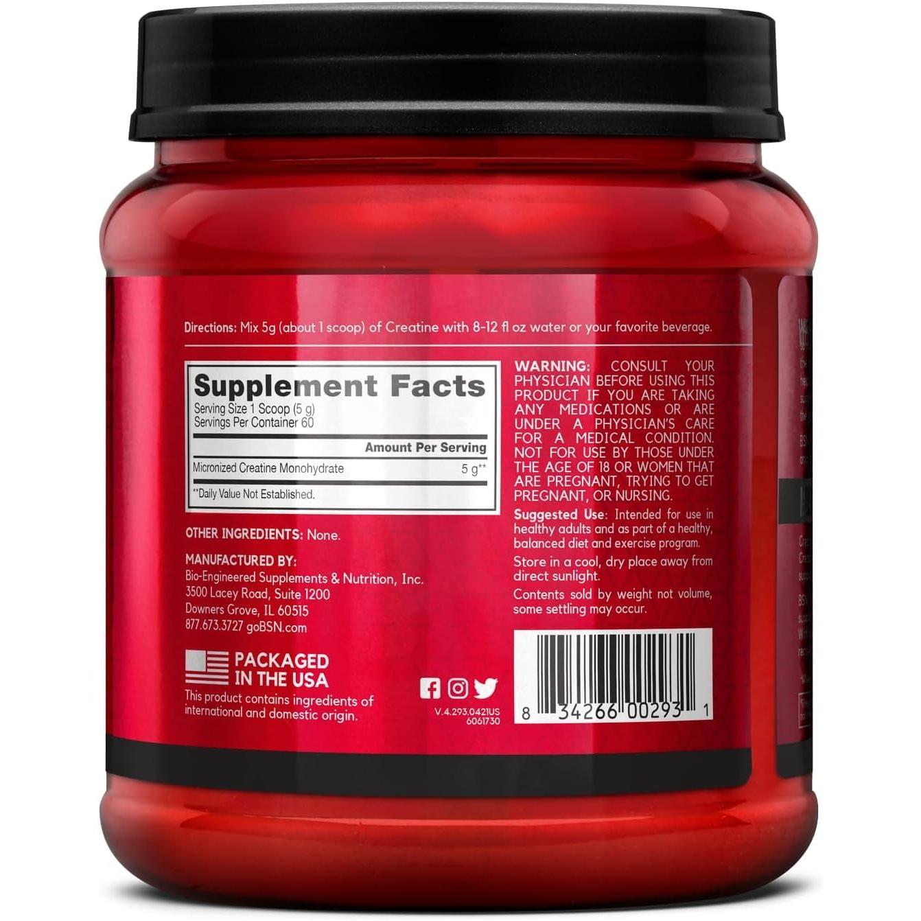 BSN Creatine Monohydrate-N101 Nutrition
