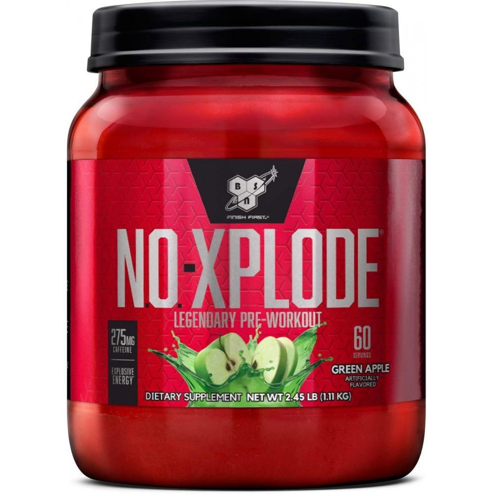 BSN N.O.-Xplode Pre-Workout-60 servings-Green Apple-N101 Nutrition