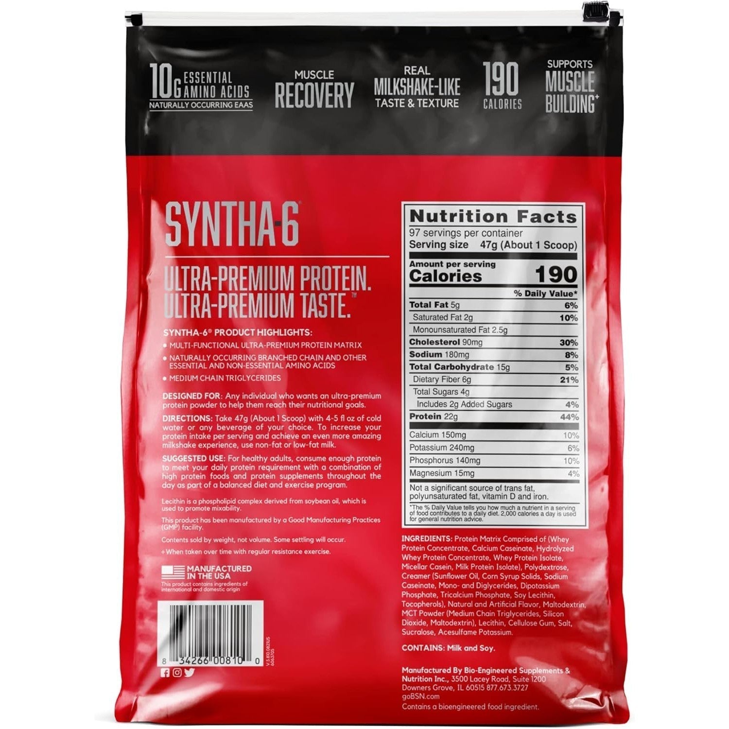 BSN Syntha-6-N101 Nutrition