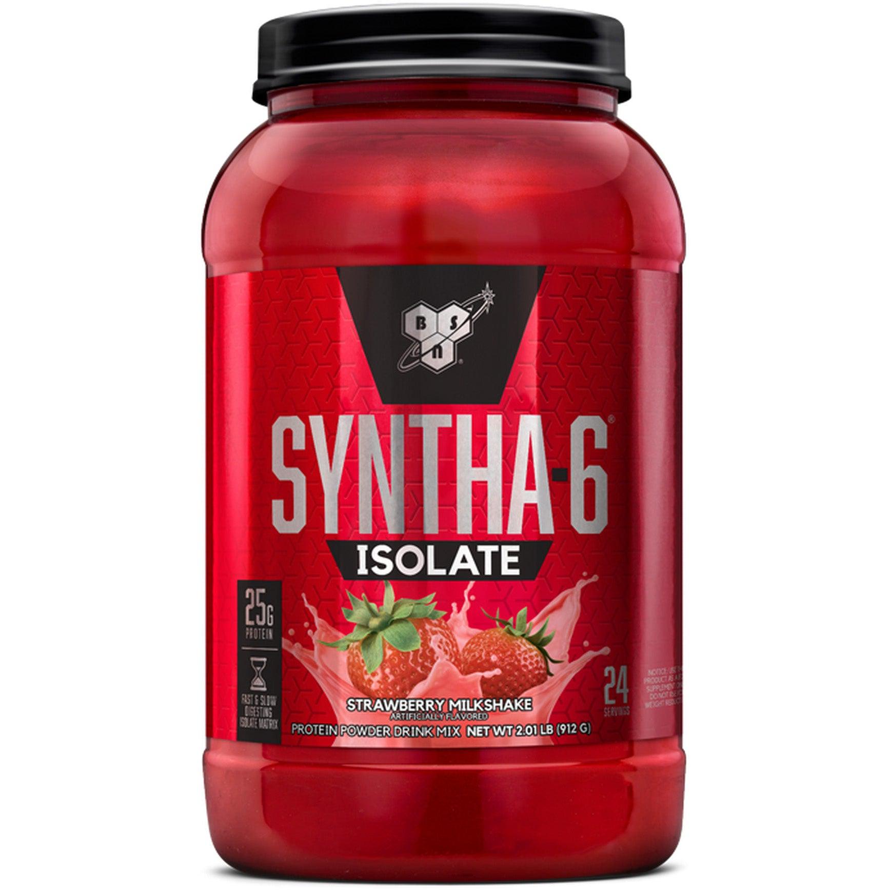 BSN Syntha-6 Isolate-24 servings-Strawberry Milkshake-N101 Nutrition